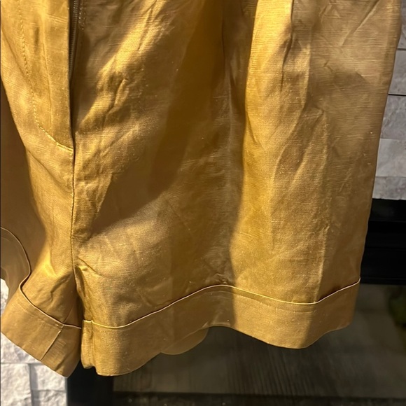 J. Crew high waist bronze colored sateen shorts size 2 - Picture 7 of 13